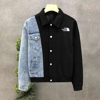 TNF™ Trendy Two-Tone Long-Sleeved Jacket