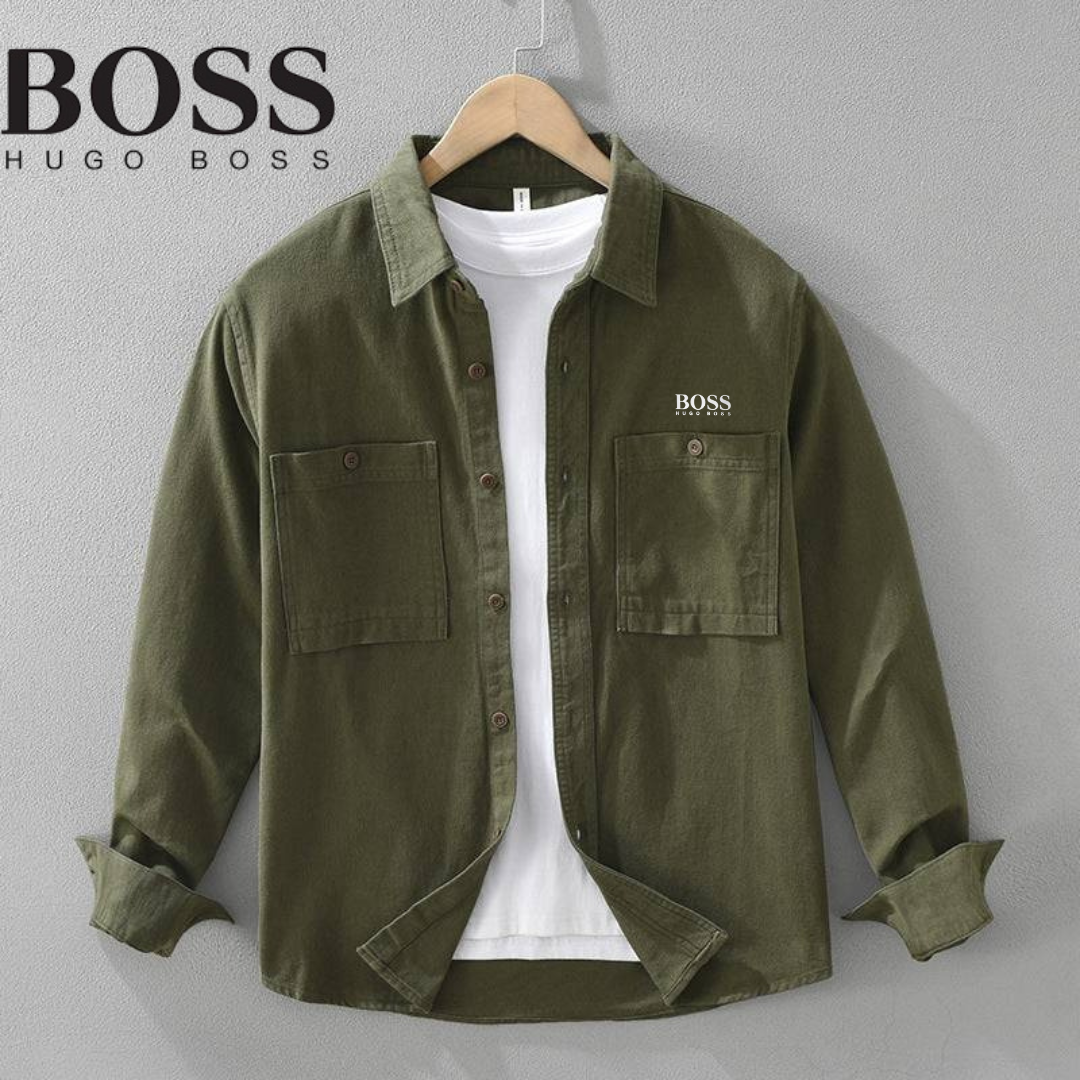 BSS™ Casual Shirt with Patch Pockets