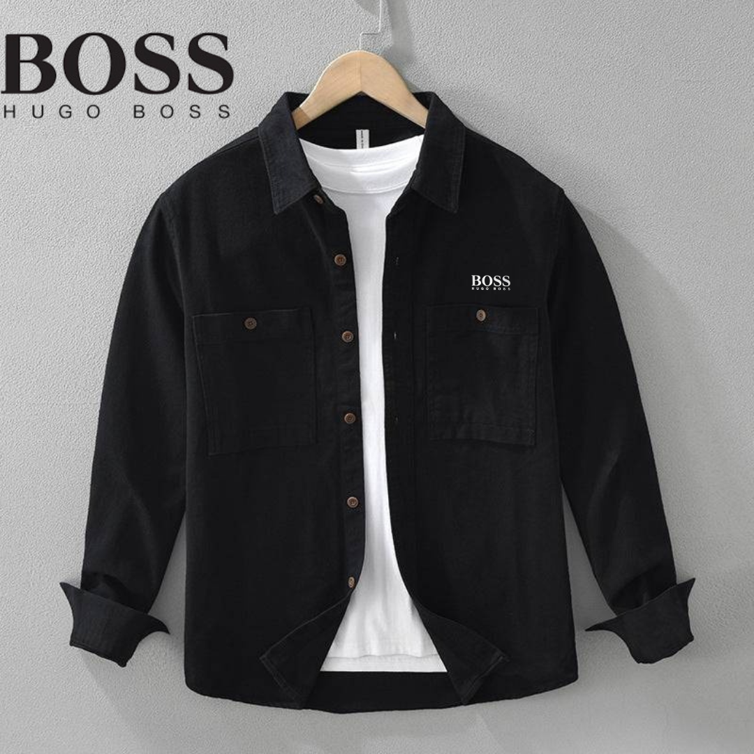 BSS™ Casual Shirt with Patch Pockets