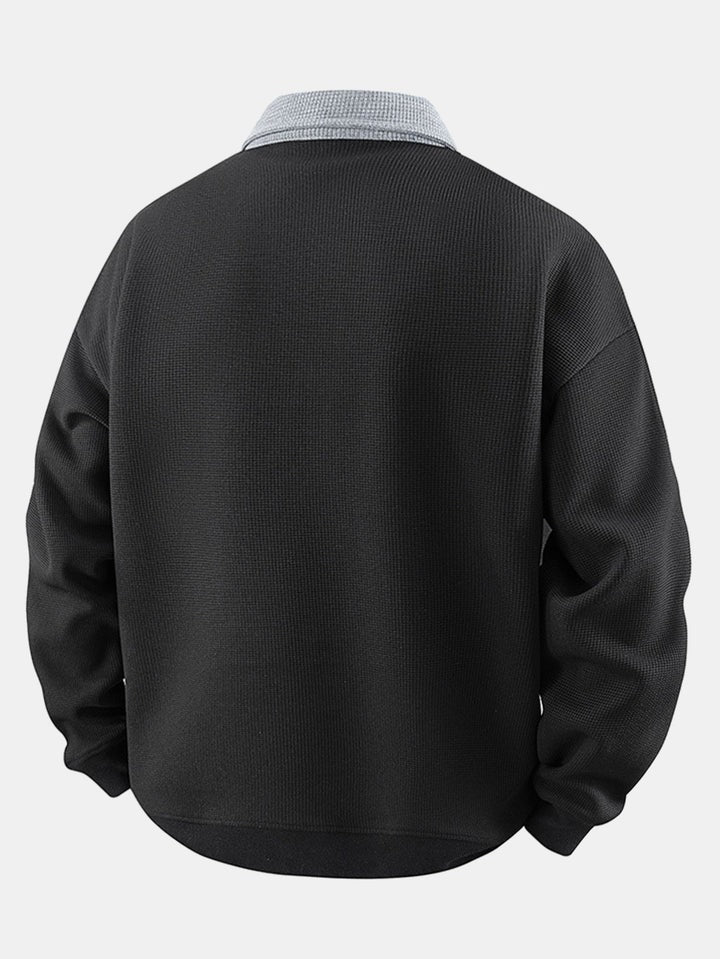 CK™ Contrasting Stripes Zip-Up Sweatshirt