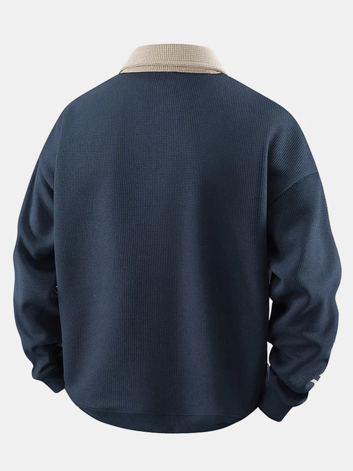 CK™ Contrasting Stripes Zip-Up Sweatshirt